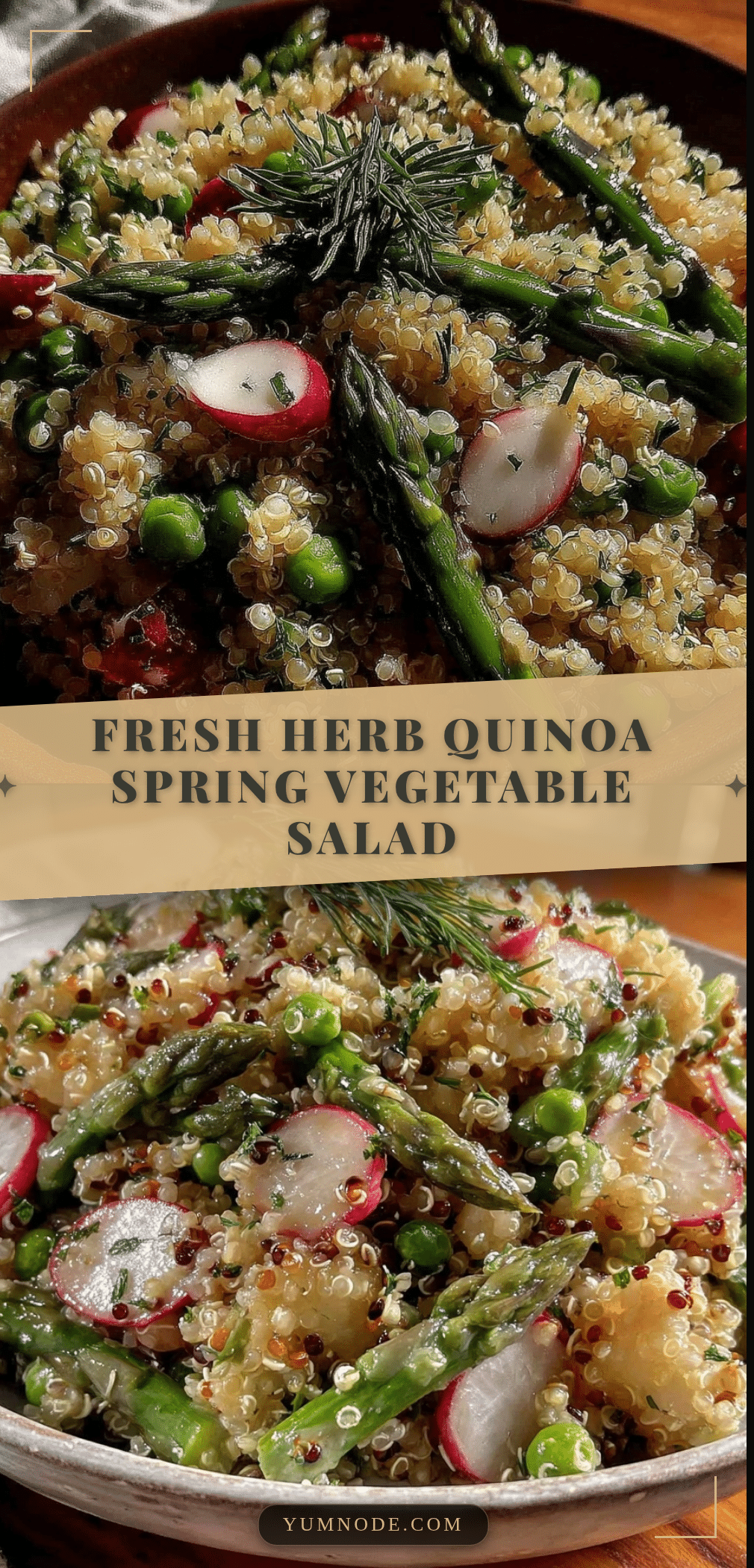 fresh quinoa spring vegetable salad recipe