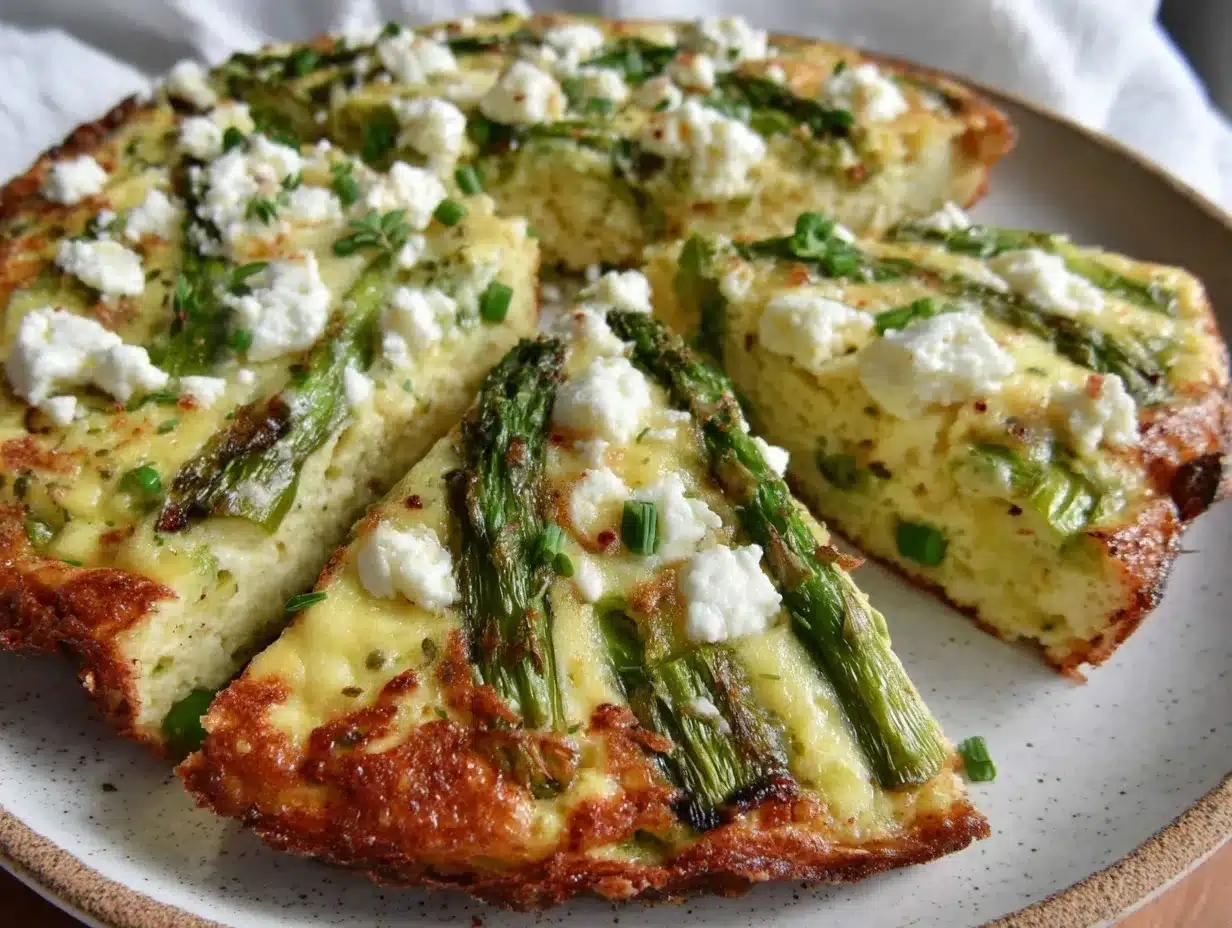 fresh spring vegetable frittata preparation steps
