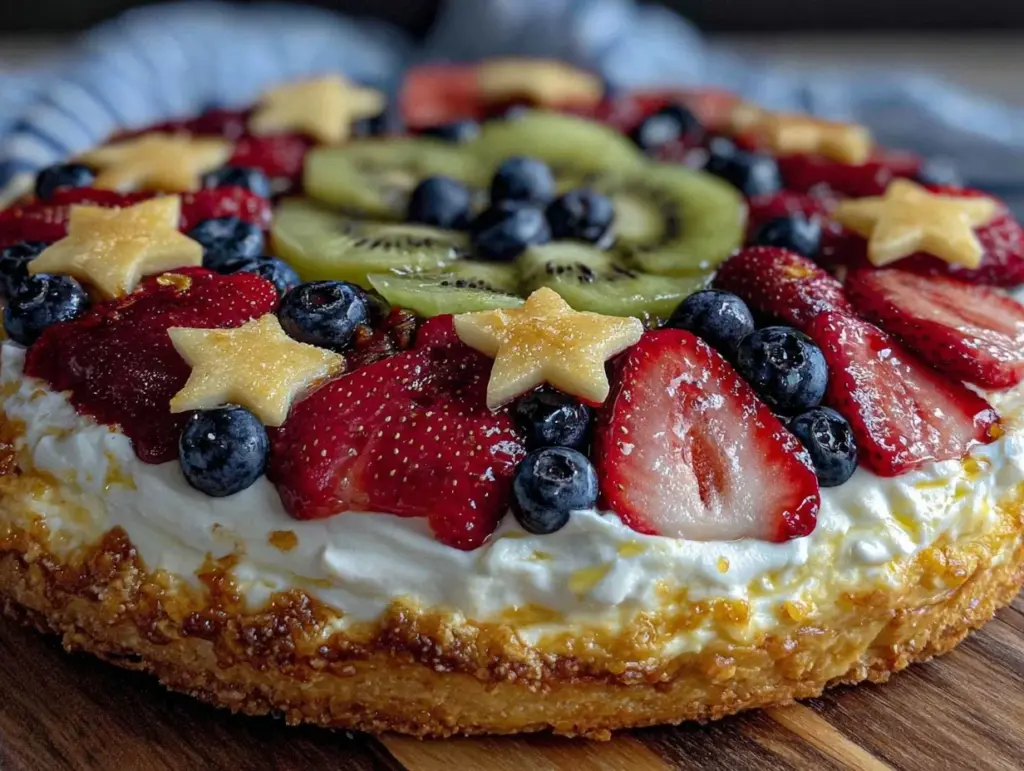 fresh star-spangled fruit pizza - featured image
