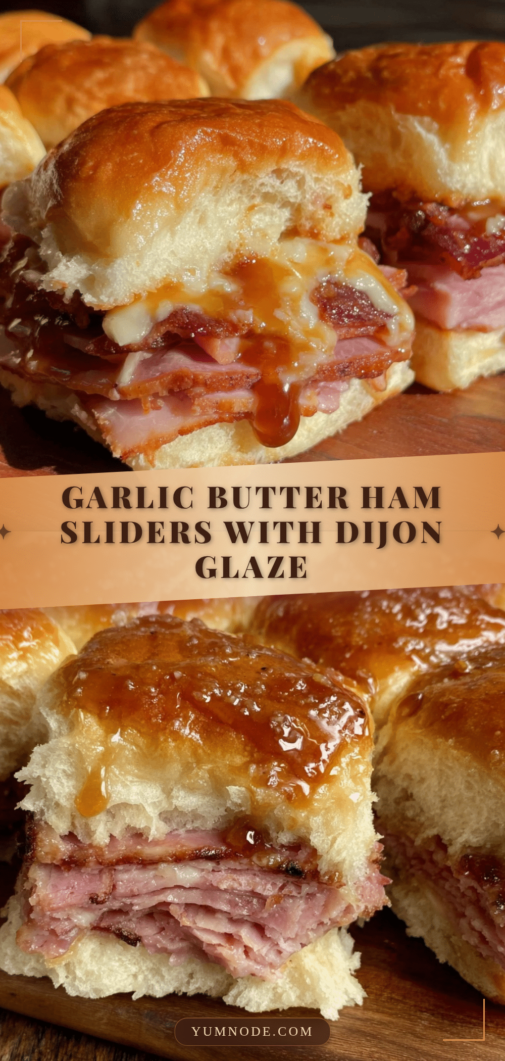 garlic butter ham sliders recipe
