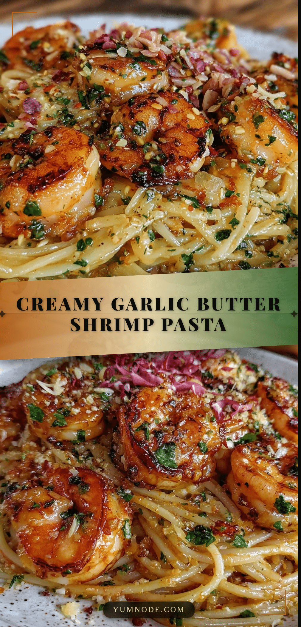 garlic butter shrimp pasta recipe