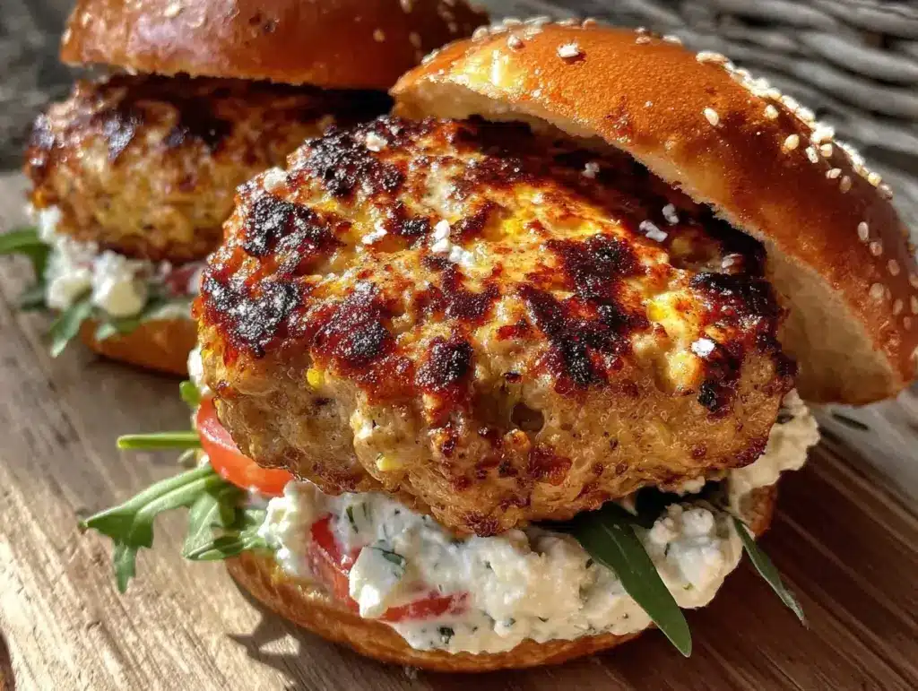 Greek turkey burgers - featured image
