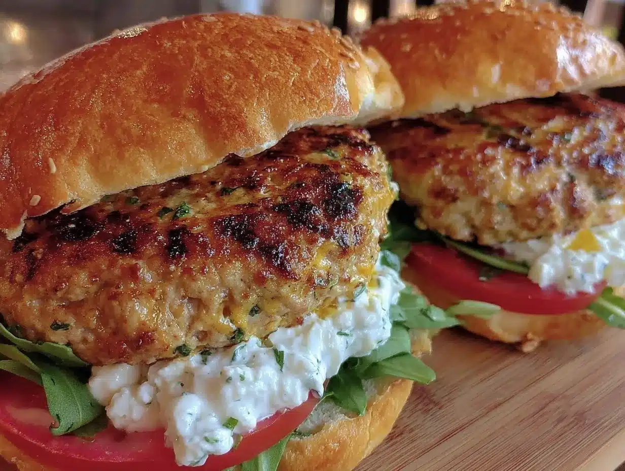 Greek turkey burgers preparation steps