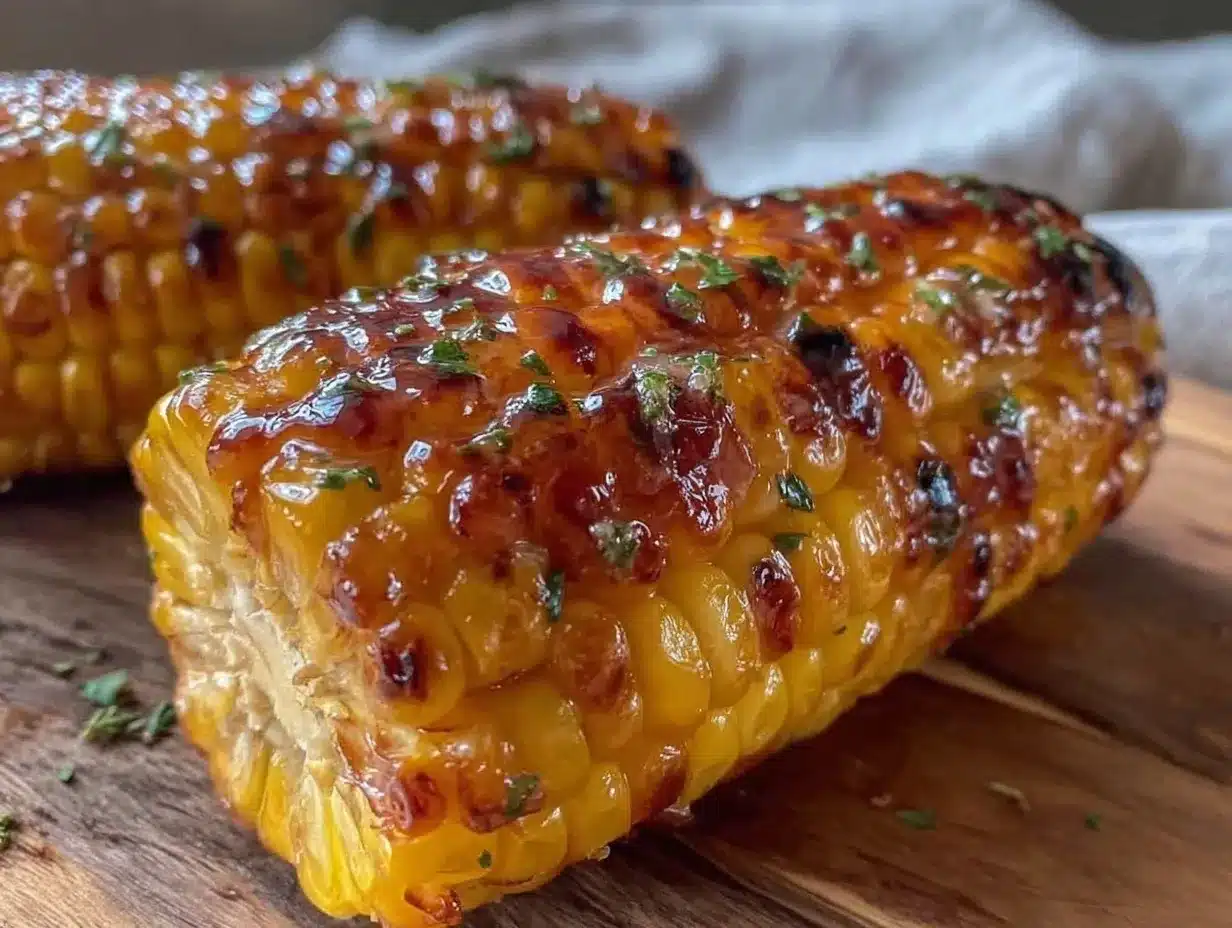 grilled corn on the cob with herb butter preparation steps
