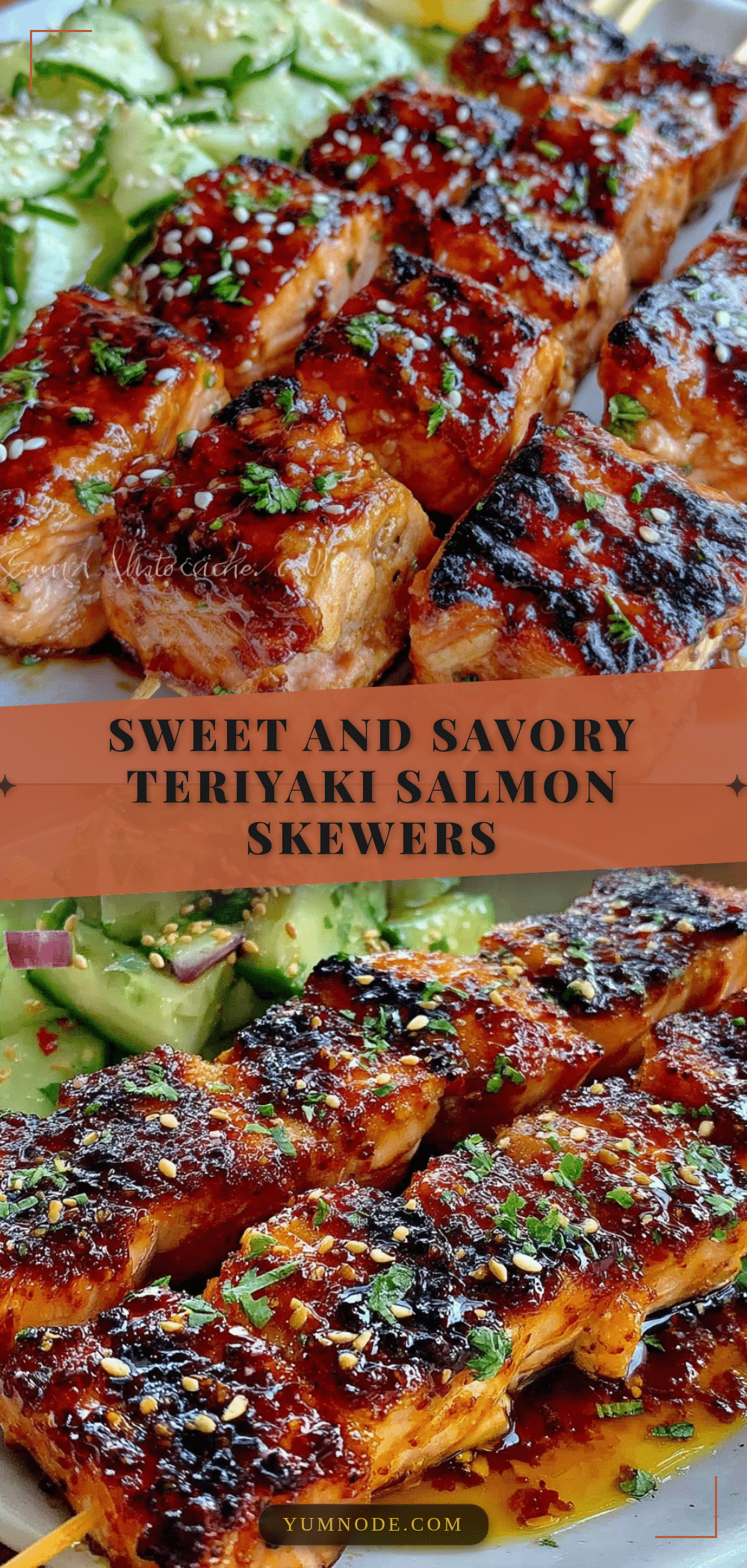 grilled teriyaki salmon skewers recipe