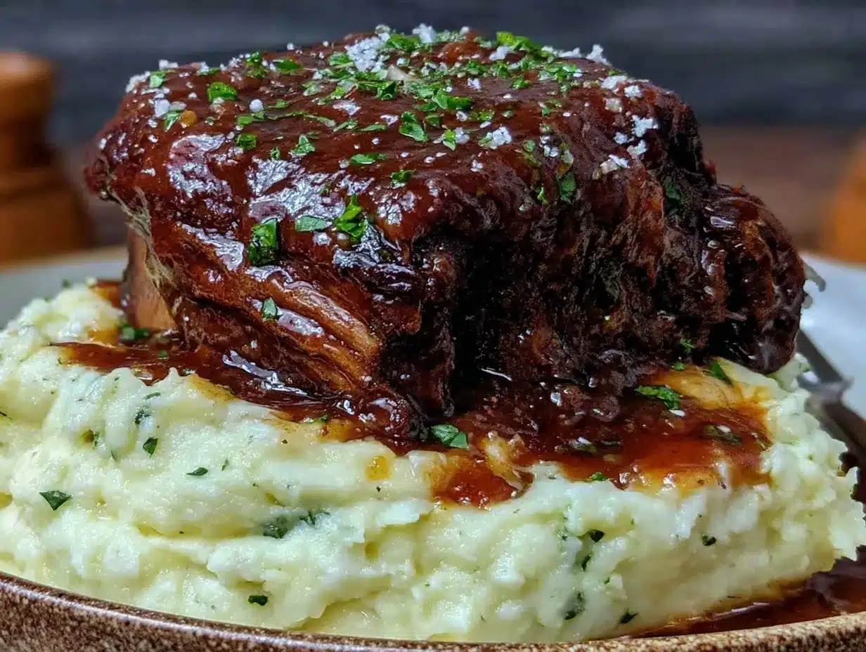 Guinness braised short ribs preparation steps