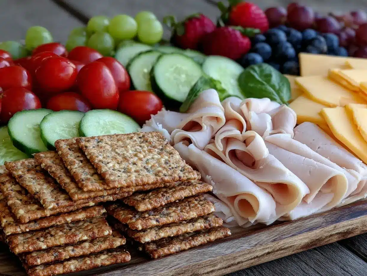 Healthy DIY Lunchables preparation steps