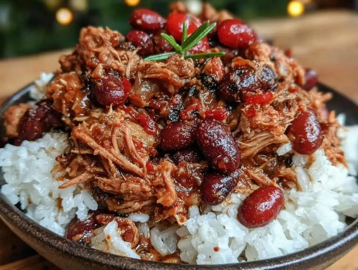 hearty red beans and rice with smoked turkey preparation steps