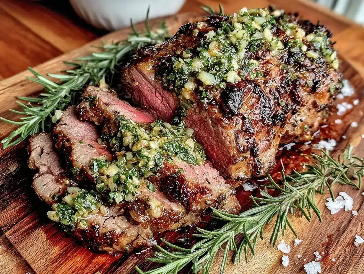herb crusted leg of lamb preparation steps