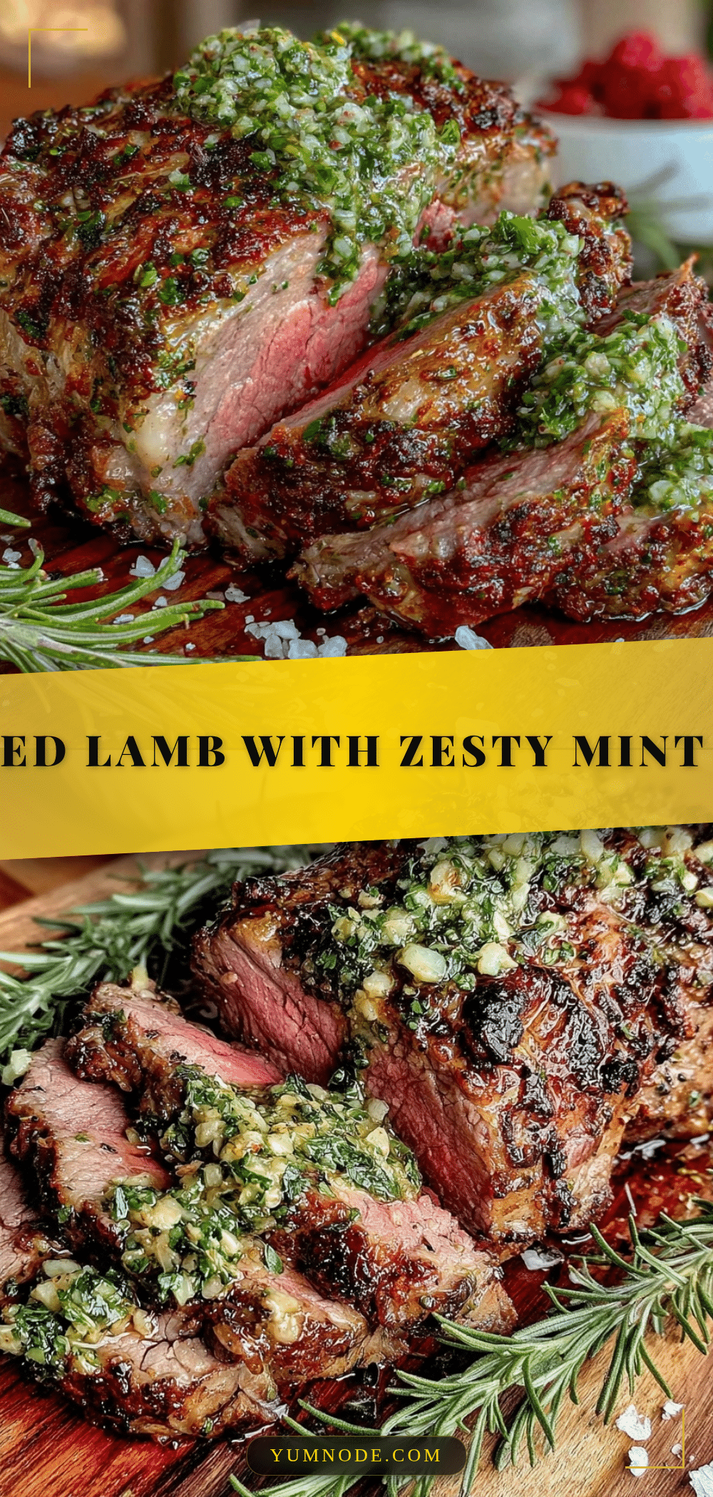 herb crusted leg of lamb recipe
