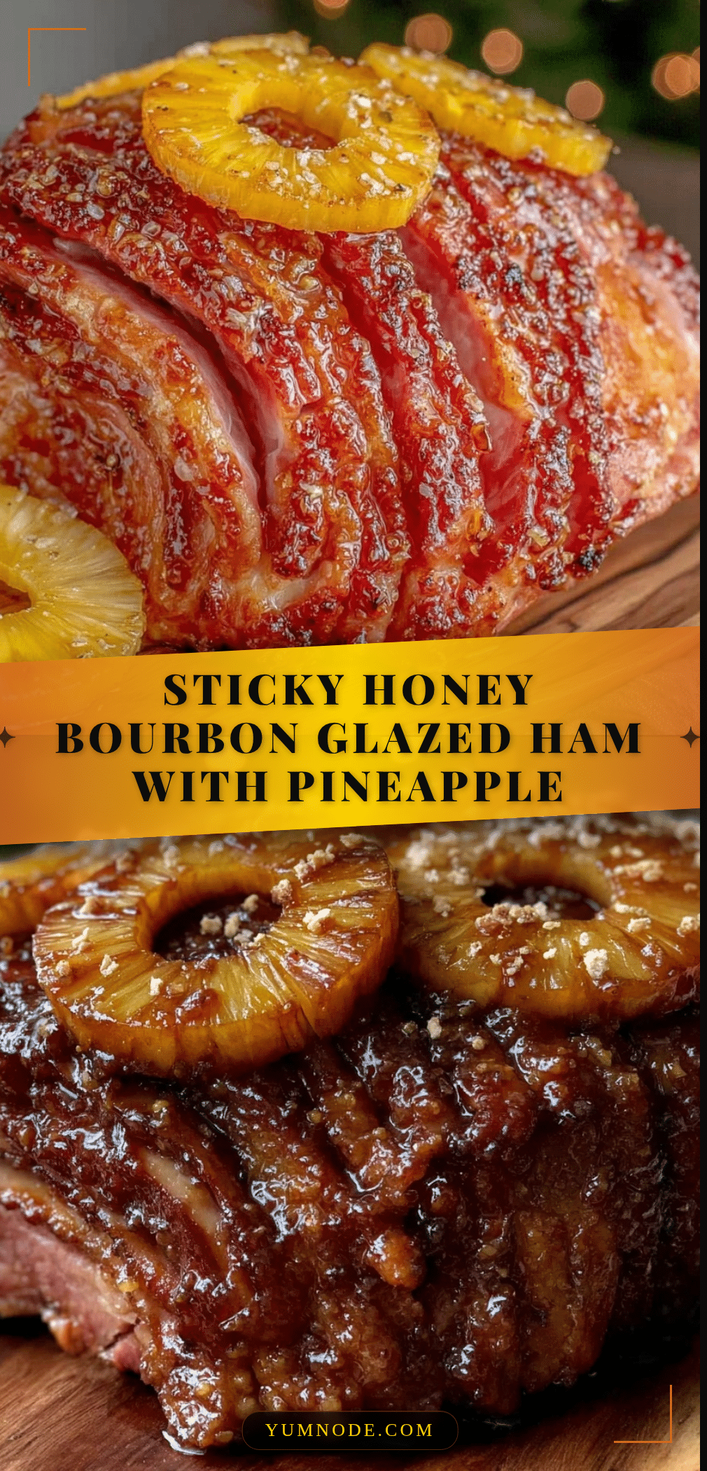 Honey Bourbon Glazed Ham recipe