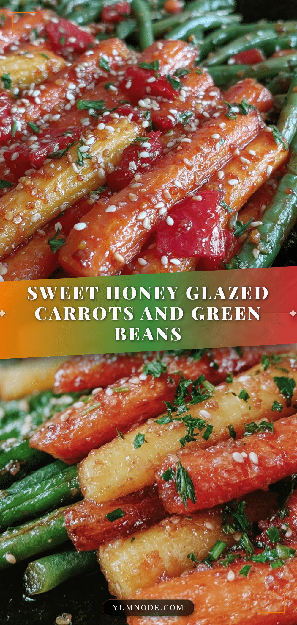 honey glazed carrots and green beans recipe