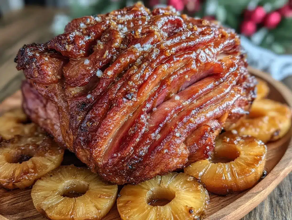 honey glazed spiral ham preparation steps