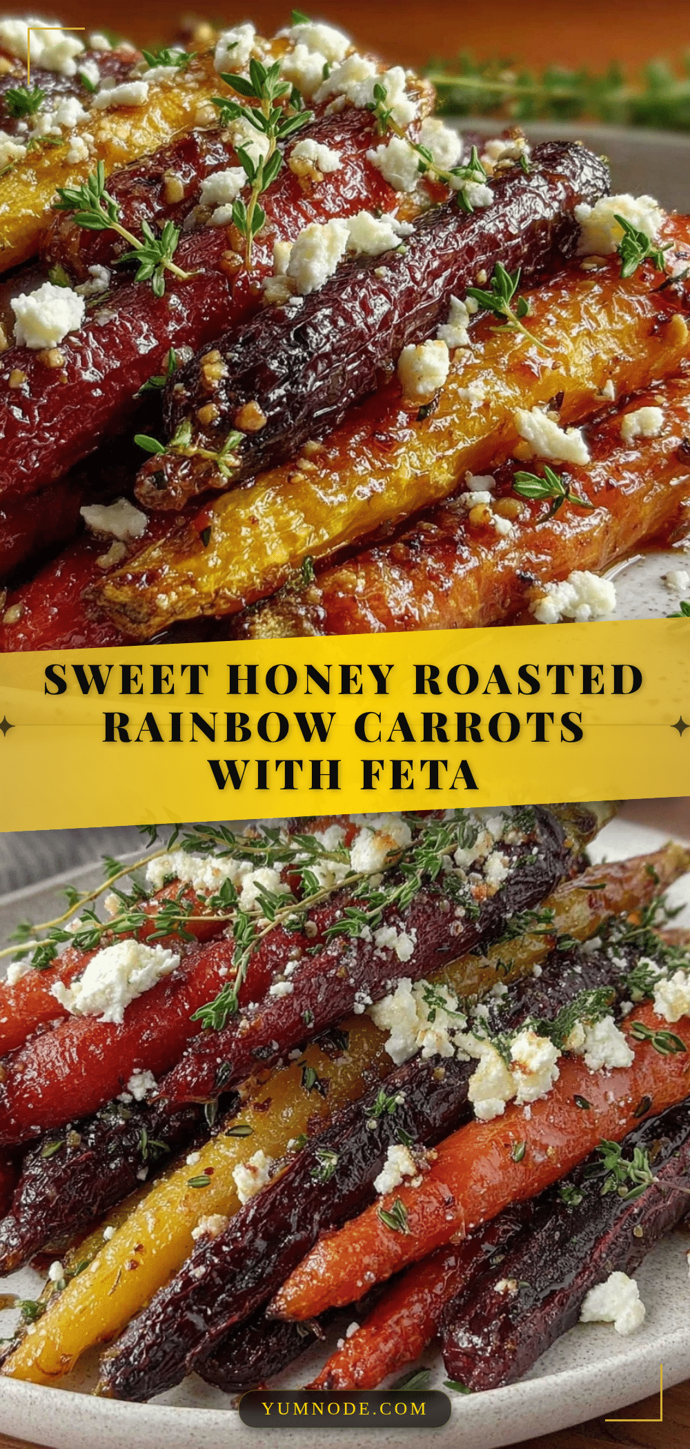 honey roasted rainbow carrots recipe