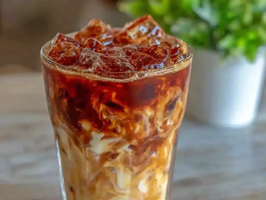 iced brown sugar oat milk shaken espresso - featured image