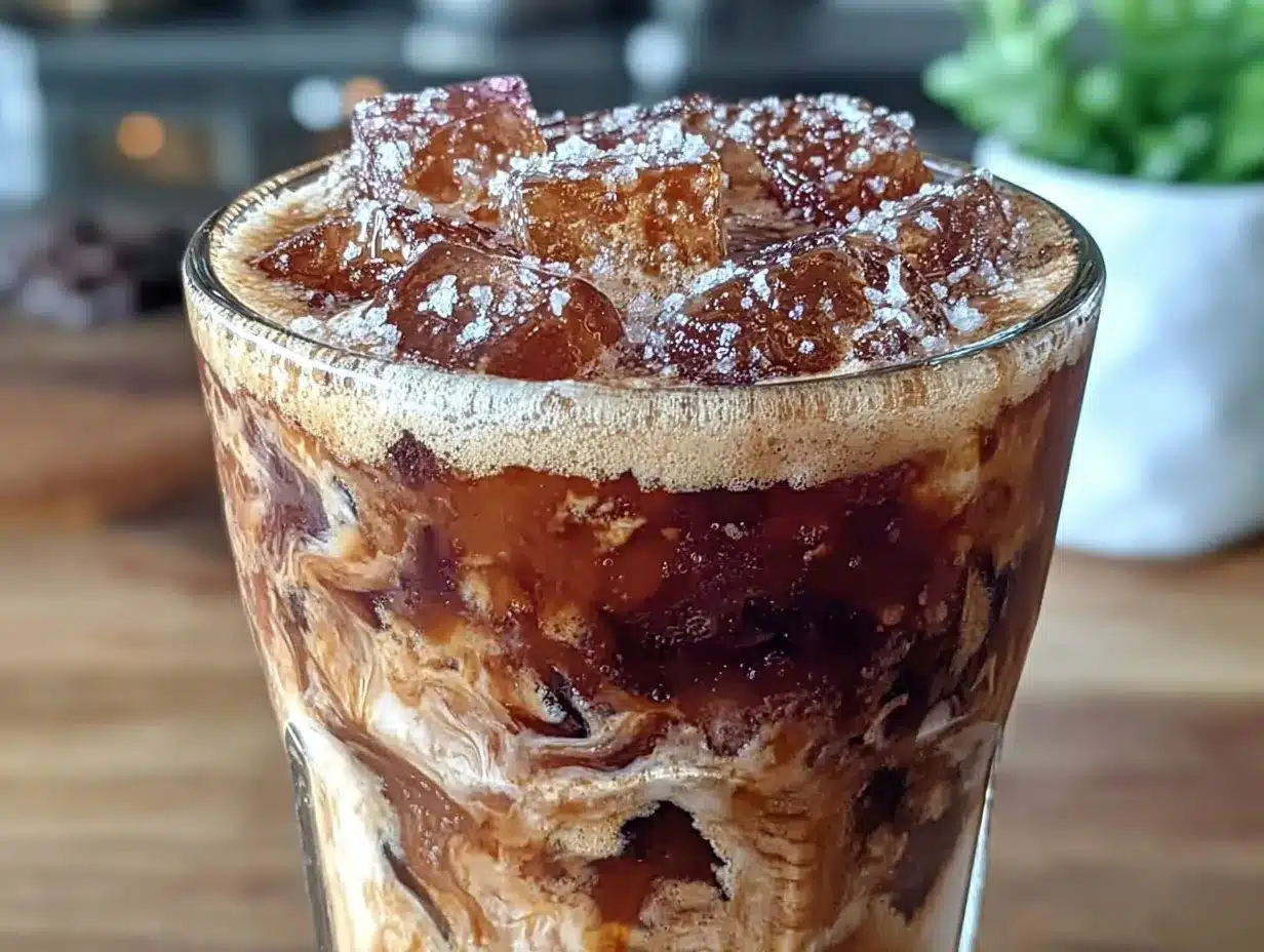 iced brown sugar oat milk shaken espresso preparation steps