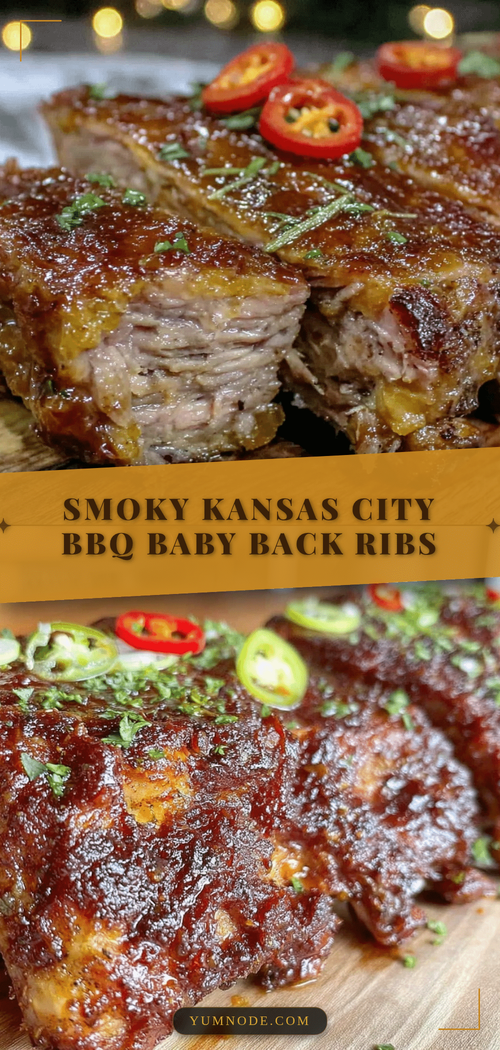 Kansas City Style BBQ Pork Baby Back Ribs recipe