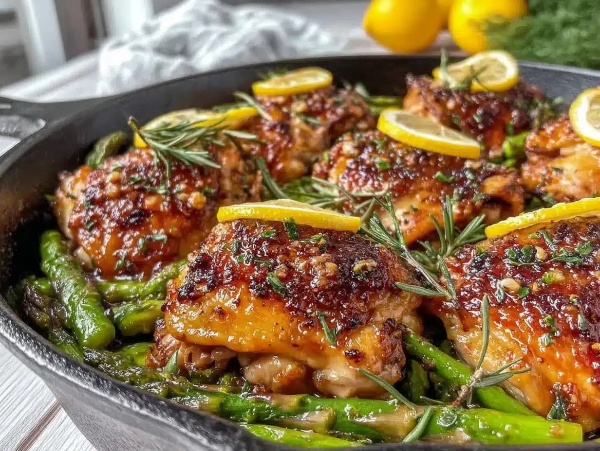 lemon herb chicken thighs preparation steps