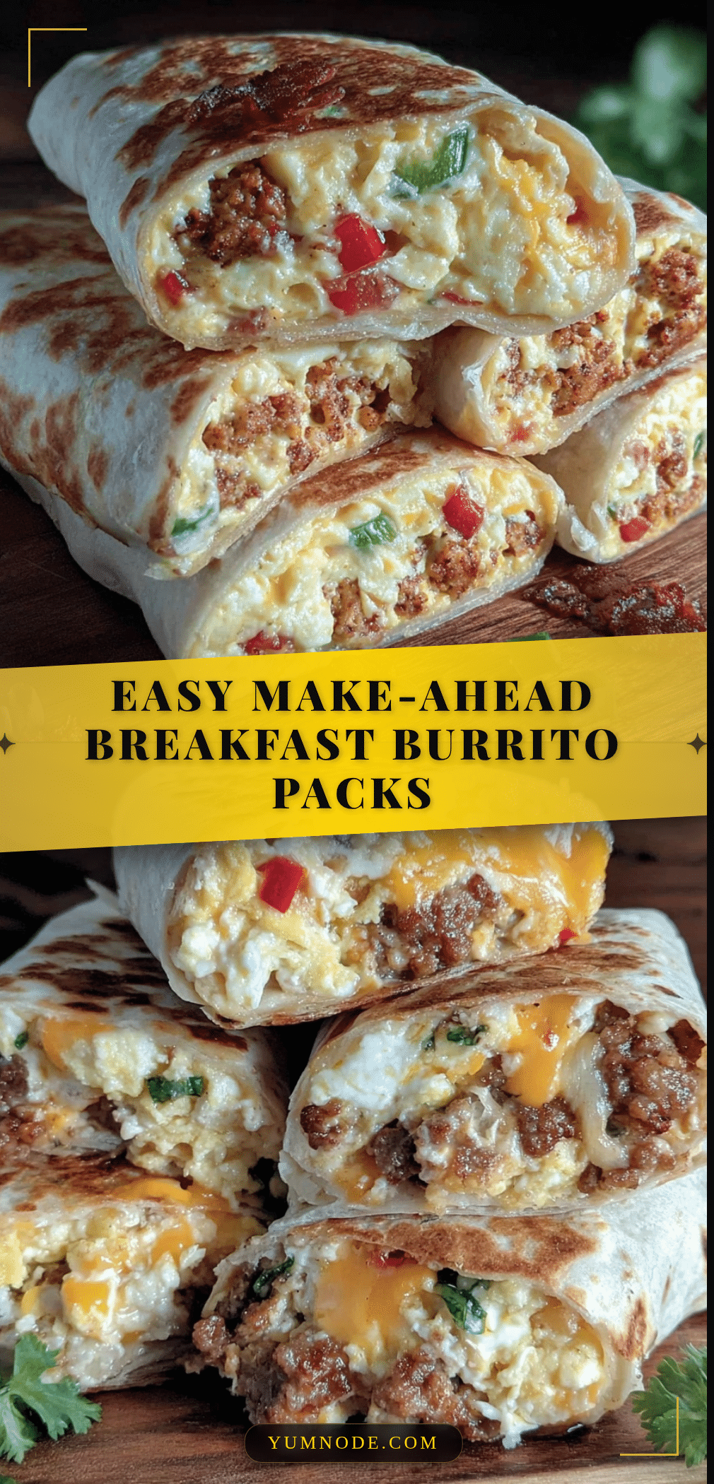make-ahead breakfast burrito freezer packs recipe
