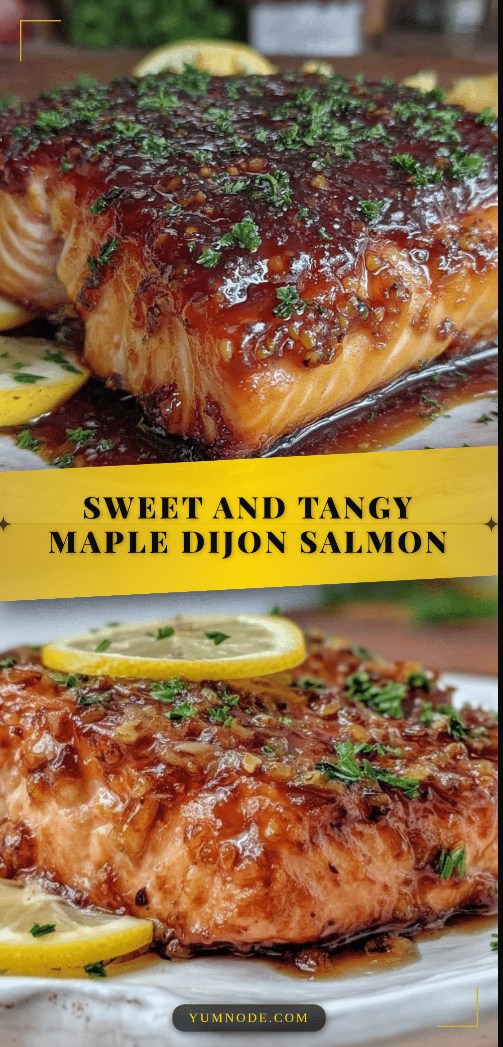 maple dijon baked salmon recipe
