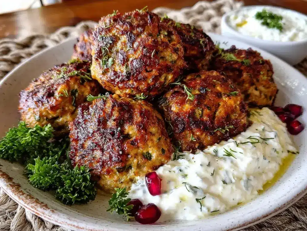 Mediterranean lamb meatballs - featured image