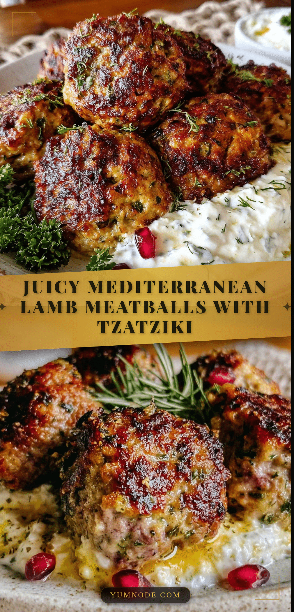 Mediterranean lamb meatballs recipe