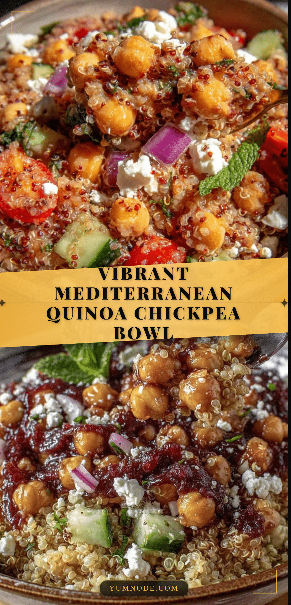 Mediterranean quinoa bowl recipe