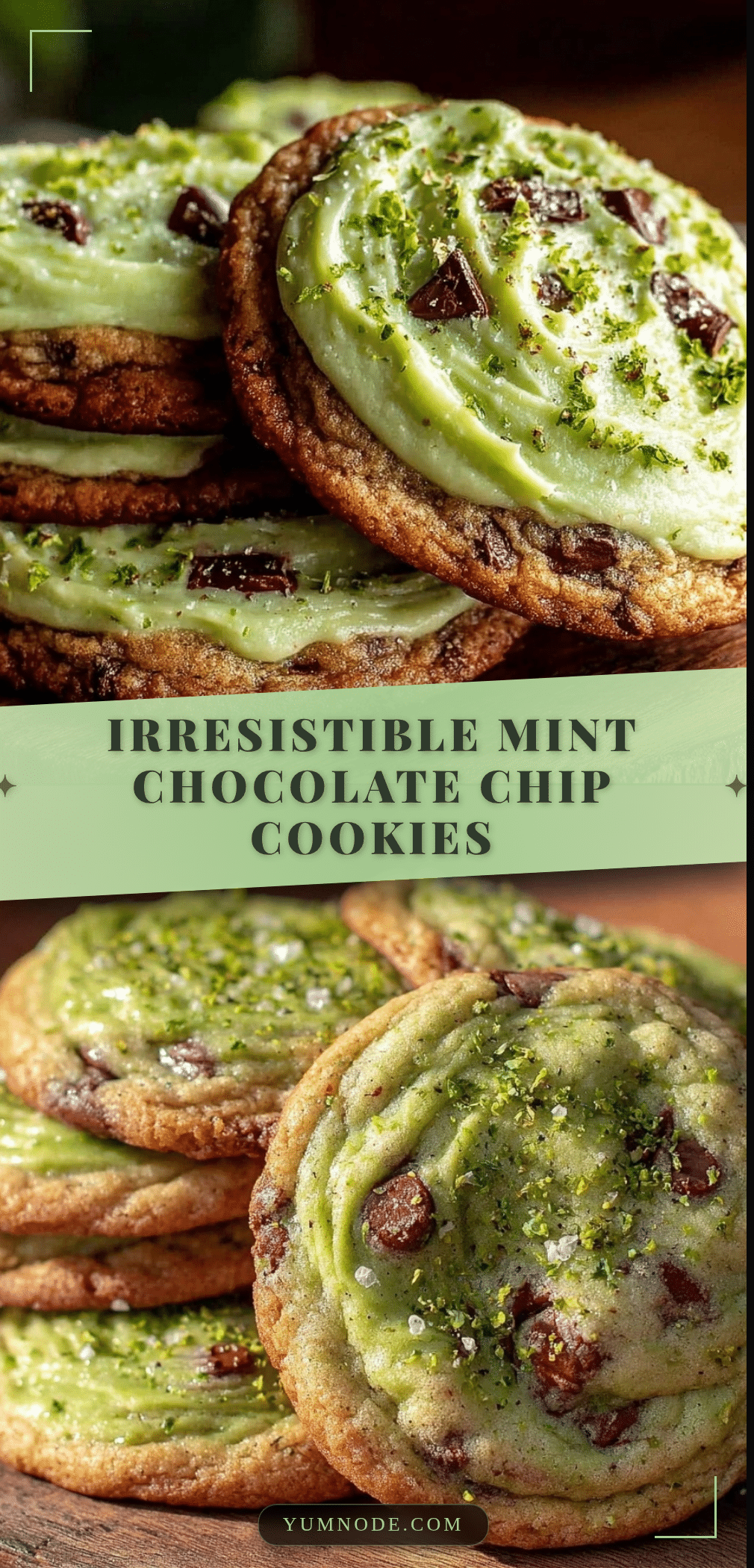 mint chocolate chip cookies recipe