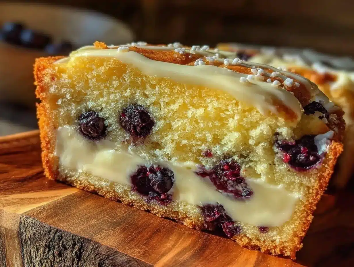 moist lemon blueberry bread preparation steps