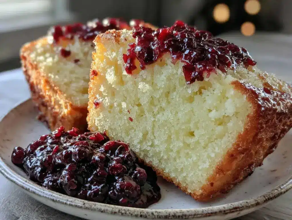 moist lemon pound cake - featured image