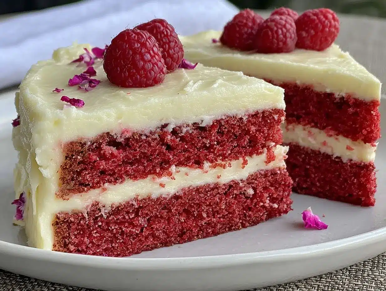 moist pink velvet layered cake preparation steps