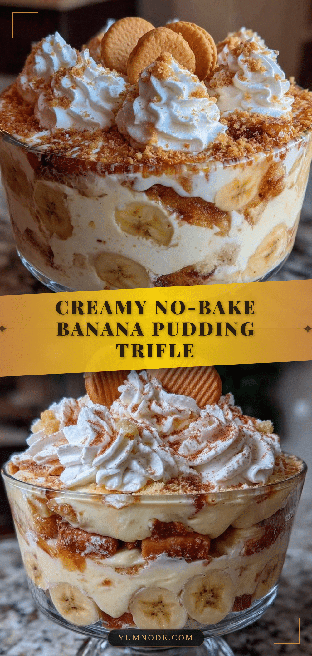 no bake banana pudding trifle recipe