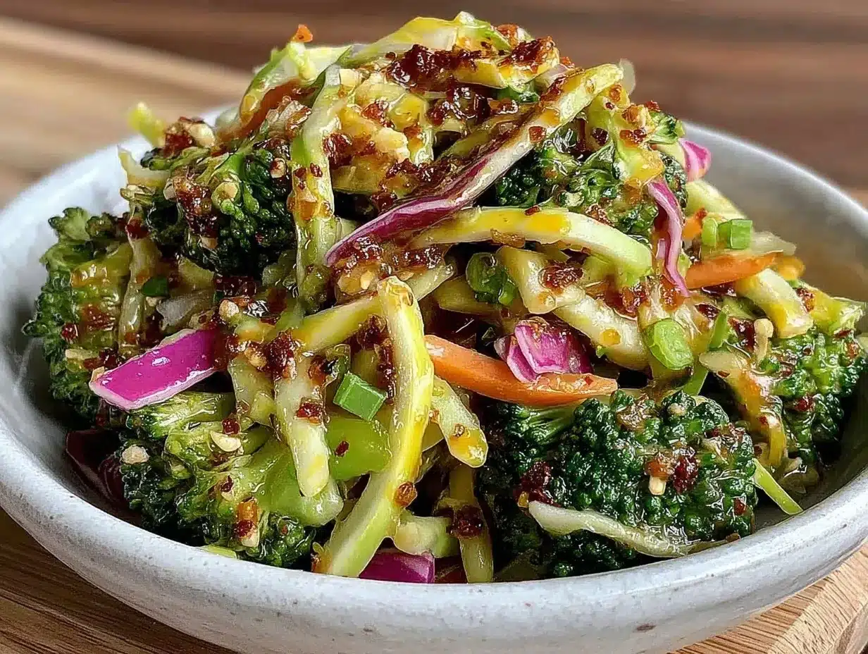 old bay broccoli slaw preparation steps