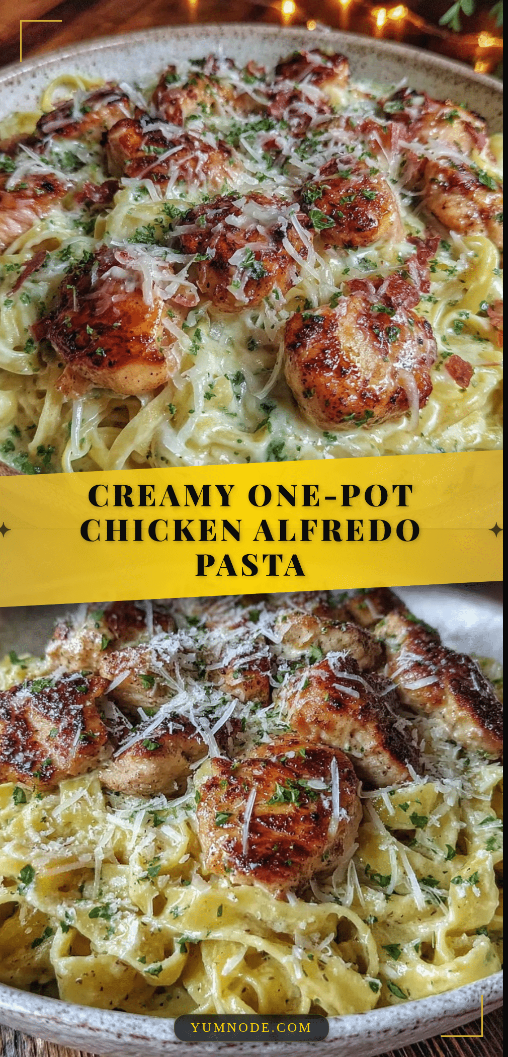 one-pot chicken alfredo pasta recipe