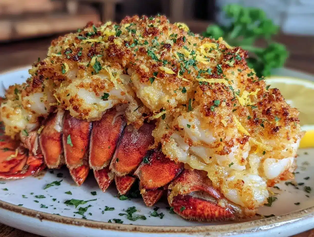 oven baked lobster tail preparation steps