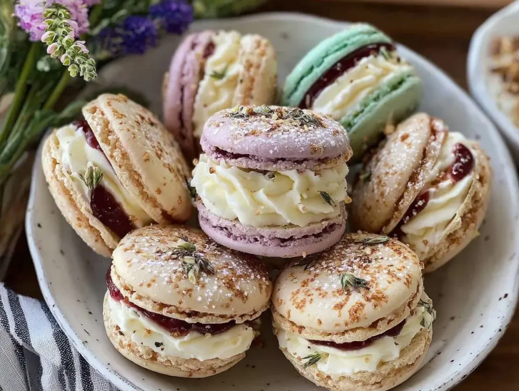 pastel mini macarons recipe - featured image