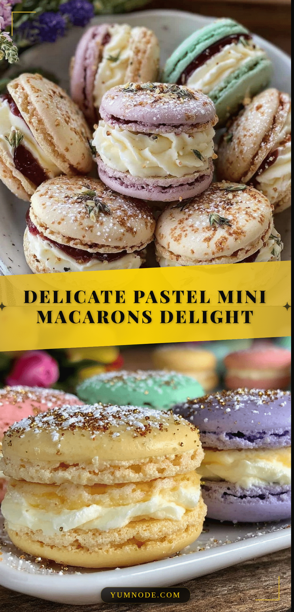 pastel mini macarons recipe recipe