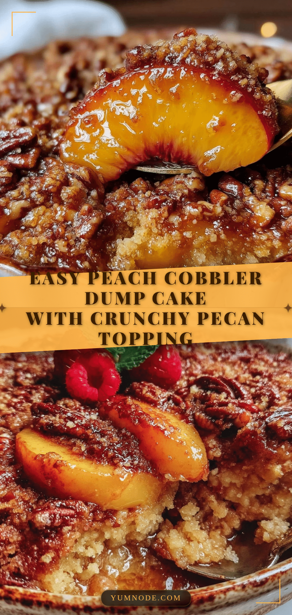 peach cobbler dump cake recipe
