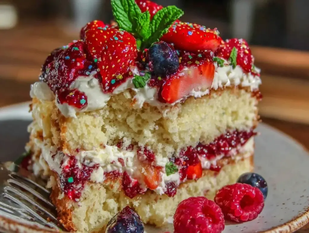 perfect flag cake - featured image