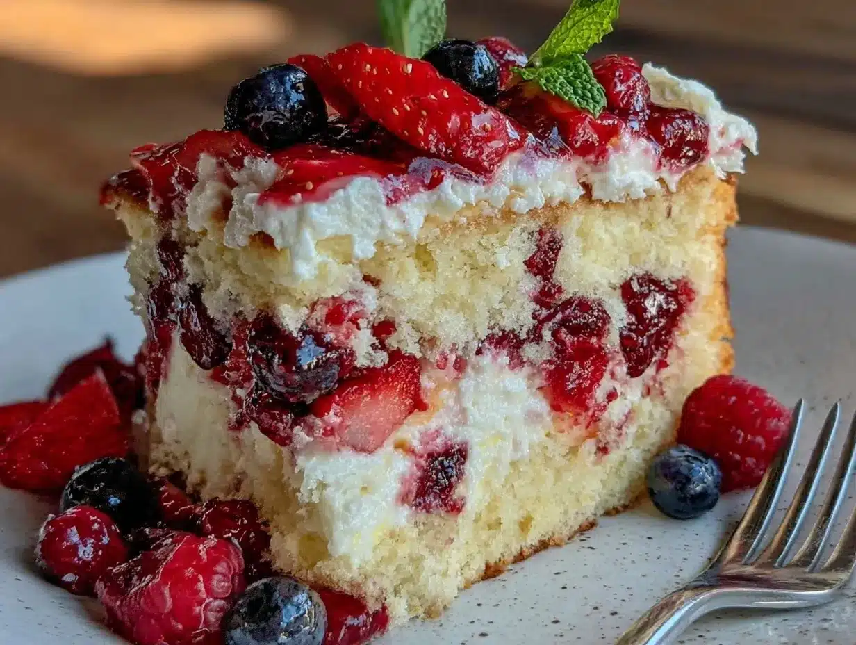 perfect flag cake preparation steps