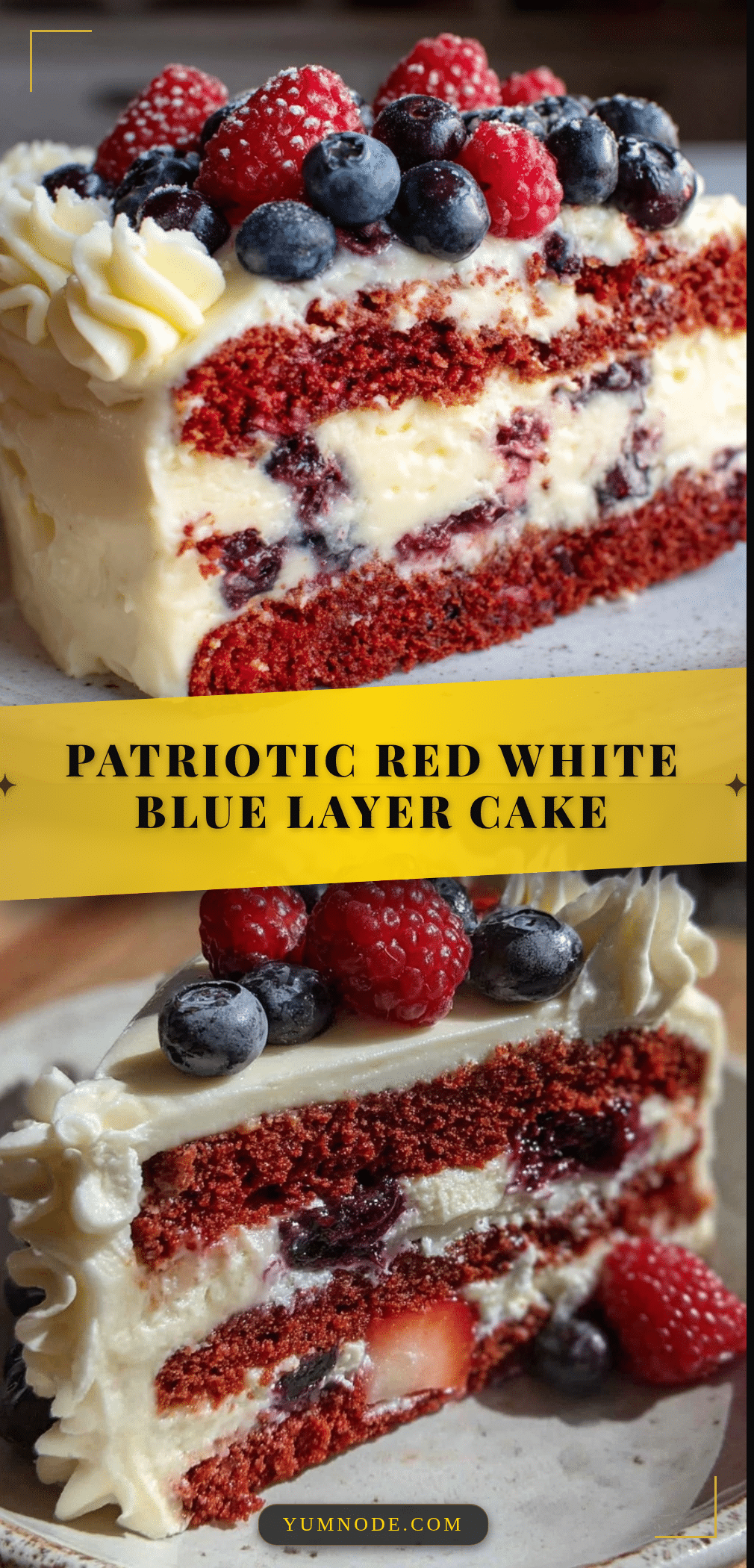 perfect red white and blue layer cake recipe
