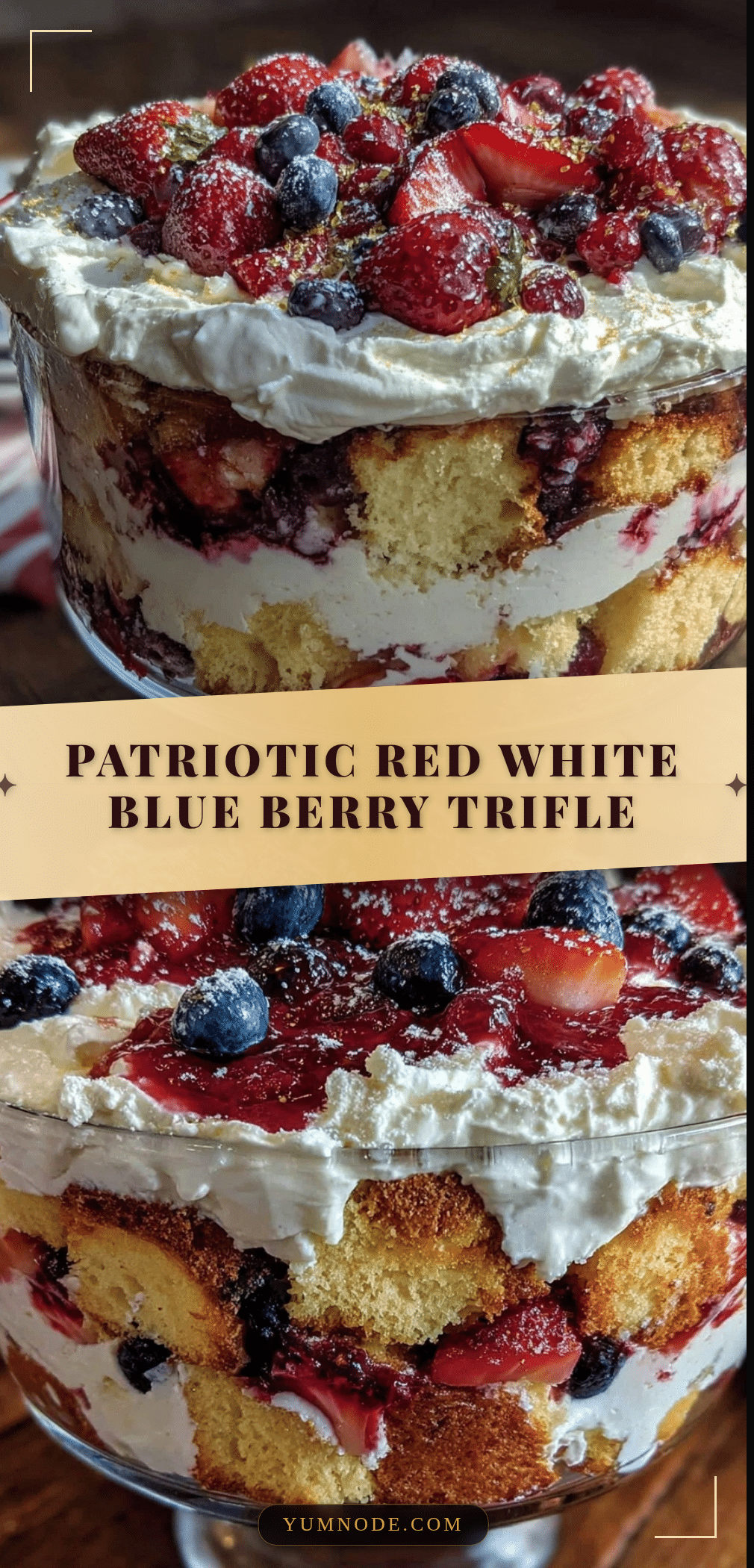 red white and blue berry trifle recipe