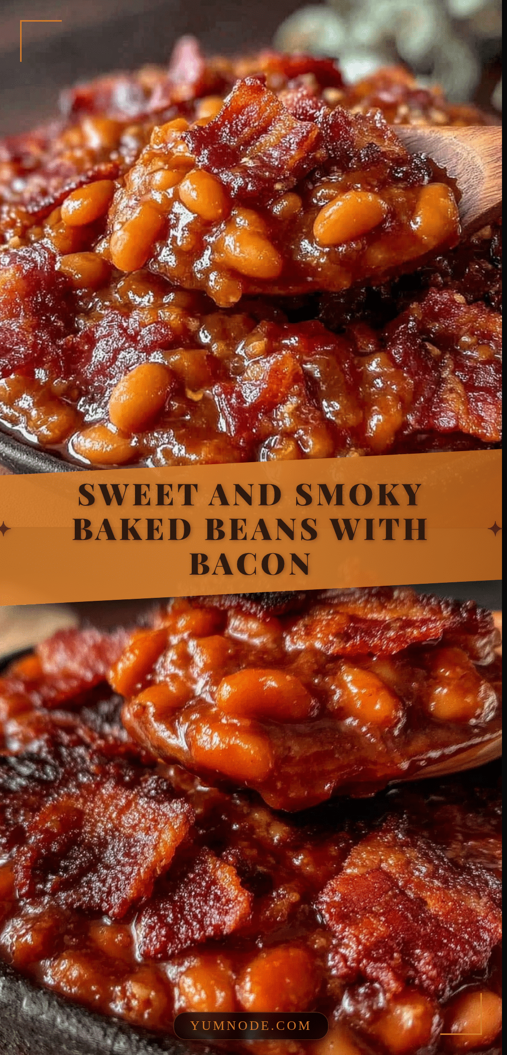 savory baked beans with brown sugar and crispy bacon recipe