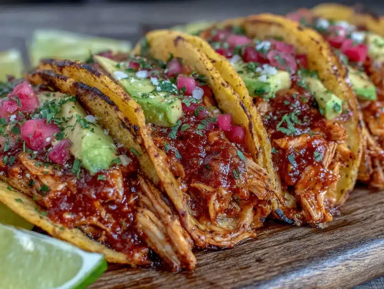 slow cooker chicken tinga tacos preparation steps