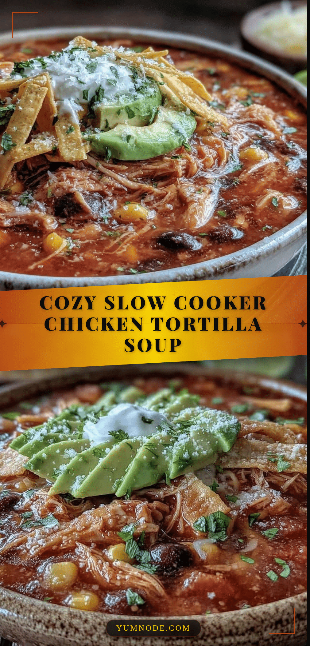 slow cooker chicken tortilla soup recipe