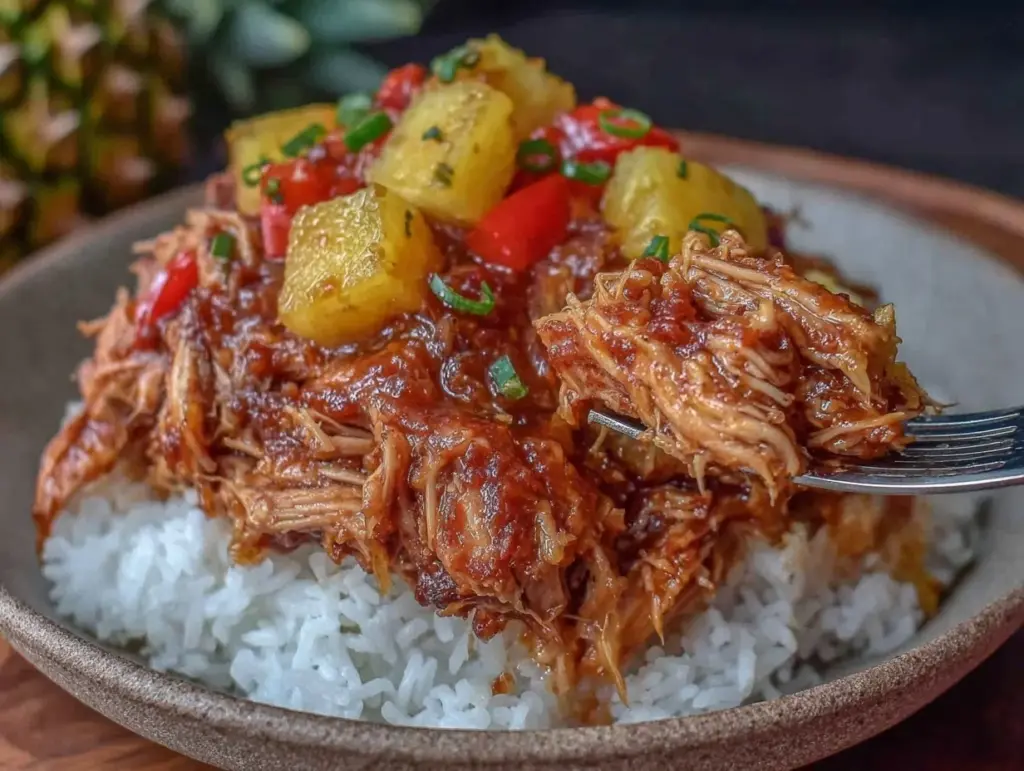 slow cooker hawaiian chicken - featured image