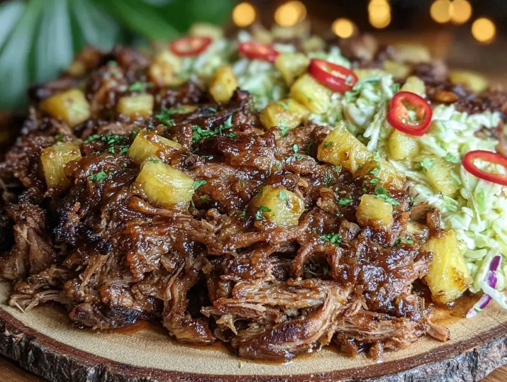 slow cooker Hawaiian pulled pork - featured image