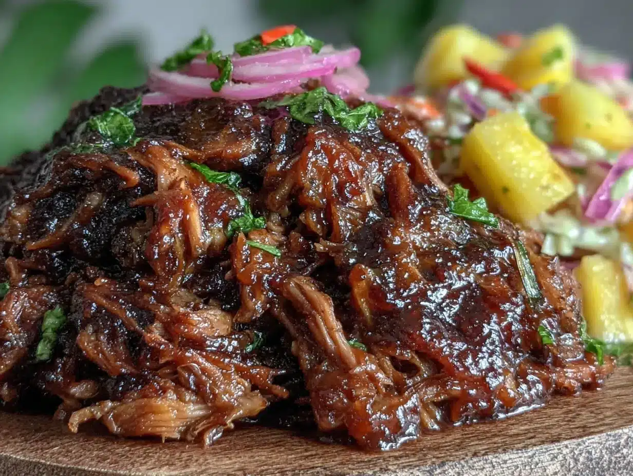 slow cooker Hawaiian pulled pork preparation steps
