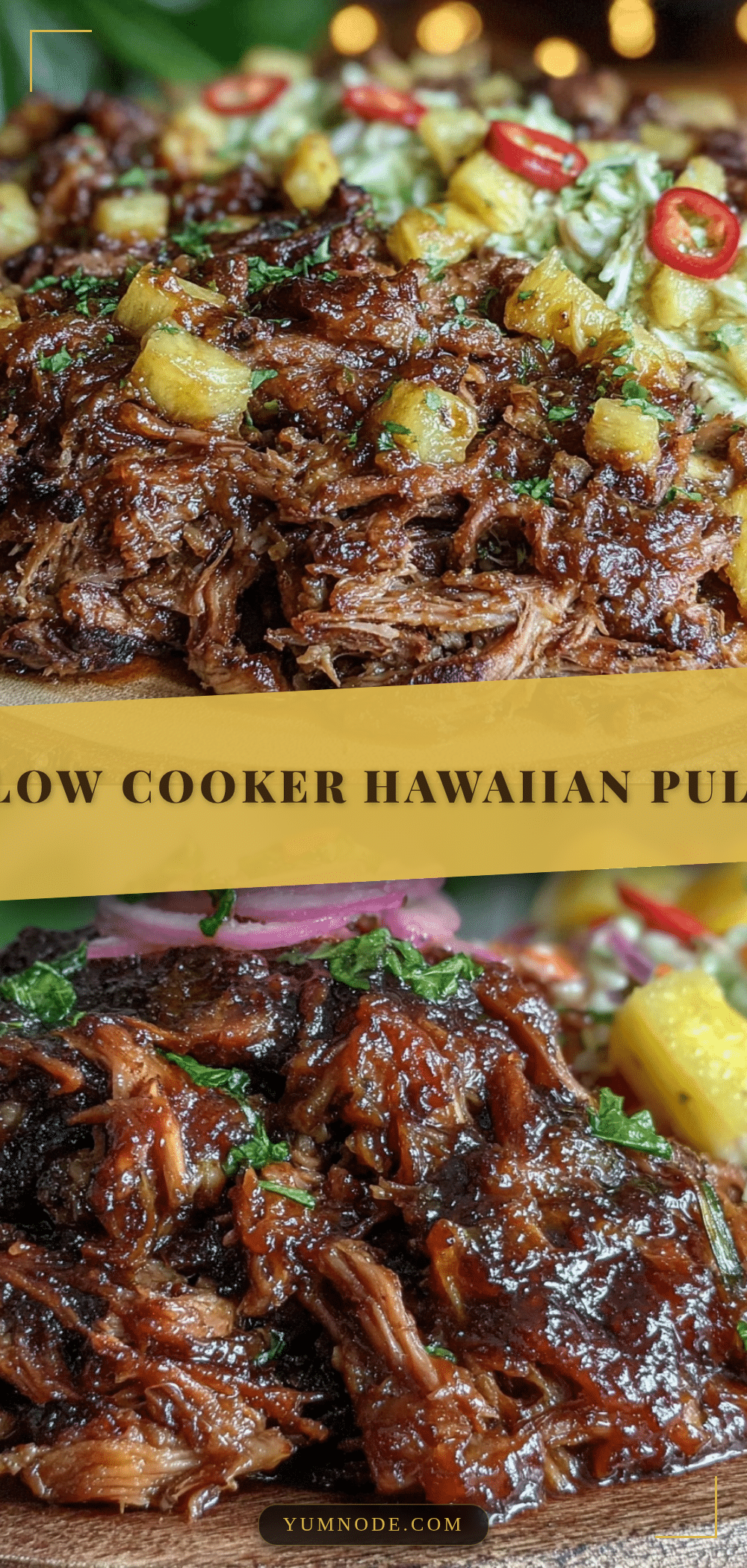 slow cooker Hawaiian pulled pork recipe