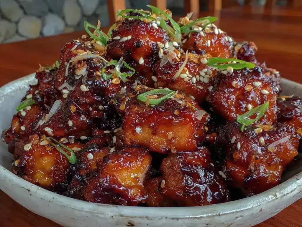 slow cooker honey sesame chicken - featured image